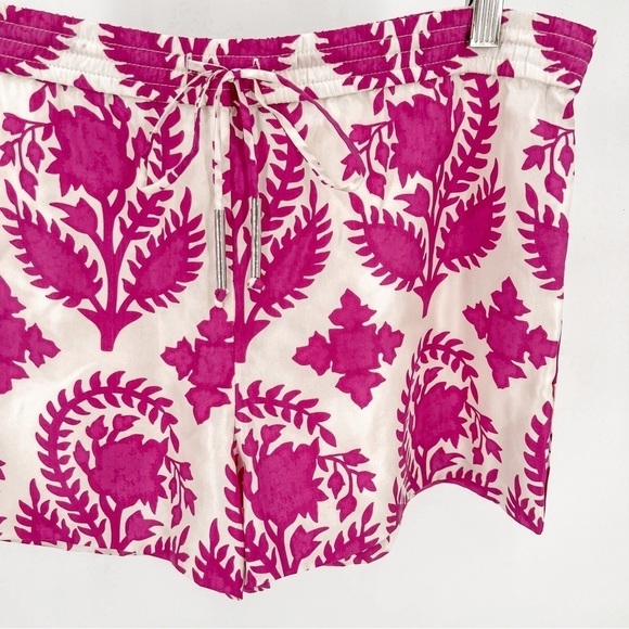 DVF Diane Von Furstenberg DVF 'BENAN' INDIAN BROCADE PRINTED SILK SHORTS - Picture 5 of 8